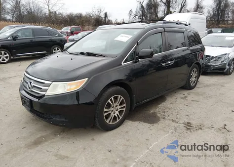 2013 Honda Odyssey Ex-L z USA, uszkodzony, nr VIN 5FNRL5H66DB039719